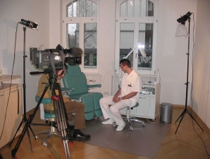 Dreharbeiten für MDR Fernsehsendung